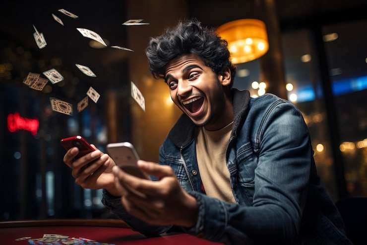 Tata letak meja French Roulette dengan semua jenis taruhan yang ditampilkan